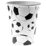 Santex - Verres 9Oz - Soccer Blanc (10) - Party Shop