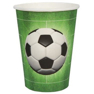 Santex - Verres 9Oz Soccer Vert (10) - Party Shop