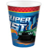 Amscan - Verres en carton 9oz (8)  - Hot Wheels - Party Shop