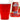 CONGLOM - Verres En Plastique Pour Bière Rouge/Blanc (Beer Pong) - Party Shop