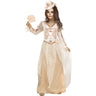 Victorian Bride costume for girls – antique lace gown with tattered details, bone print bodice, hat with veil – perfect for Halloween - FunWorld - Party Shop