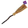 MOM - Witch broom 90 cm Halloween accessory. Classic prop for witch or wizard costume. Perfect for cosplay, carnival and spooky parties.- Party Shop