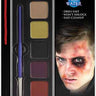 Woochie injury-themed water-activated makeup palette with 6 colors and brush – perfect for cuts, bruises, burns, and Halloween FX looks - Cinema Secret - Party Shop