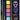 Woochie neon glow water-activated face paint palette with 6 UV-reactive colors and brush – perfect for festivals, Halloween, and blacklight parties - Cinema Secrets - Party Shop