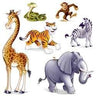 Beistle Co. - Accessoires (6)  - Animaux De La Jungle - Party Shop