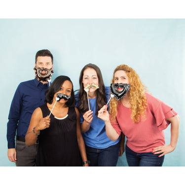 Creative Converting - Accessoires Pour Photo En Ballons (4) - Barbe/Moustache - Party Shop