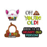 Amscan - Accessoires Pour Photobooth Jumbo - Over The Hill - Party Shop