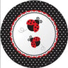 Creative Converting - Assiette 10Po (8) - Fantaisie De Coccinelles - Party Shop