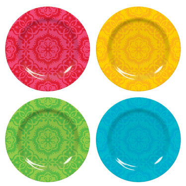Amscan - Assiettes 7Po (4) - Fiesta - Party Shop