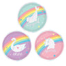 Amscan - Assiettes 7Po (8) - Anniversaire Arc-En-Ciel Magique - Party Shop