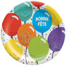 Amscan - Assiettes 7Po (8) - Ballons Bonne Fête - Party Shop