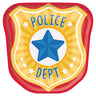 Amscan - Assiettes 7Po (8) - Police Pompier - Party Shop