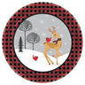 Amscan - Assiettes 7Po (8) - Renne Carreauté - Party Shop