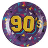 Santex - Assiettes 9Po (10) - 90'S Multicolore - Party Shop
