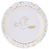 Santex - Assiettes 9Po (10) - Communion Champêtre - Party Shop