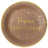 Santex - Assiettes 9Po (10) -  Joyeux Anniversaire - Party Shop
