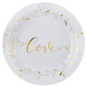 Santex - Assiettes 9Po (10) - Love Or - Party Shop