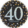 Amscan - Assiettes 9Po (8) - Célébration 40 - Party Shop