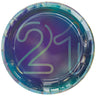 Amscan - Assiettes 9Po (8) - Finalement 21 - Party Shop