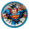Amscan - Assiettes 9Po (8)- Superman La ligue des justiciers - Party Shop