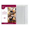 Amscan - Assiettes Carrées Miniatures 3Po (40) - Party Shop