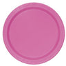 Unique - Assiettes En Carton 7Po (20Ct)  Rose Chaud - Party Shop