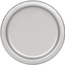 Unique - Assiettes En Carton 9" (16) - Argent - Party Shop