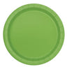 Unique - Assiettes En Carton 9'' (16Ct) Vert Lime - Party Shop