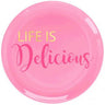 Amscan - Assiettes En Plastique 7.5Po (20) - Life Is Delicious - Party Shop