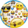 Unique - Assiettes Rondes 7Po (8) - Émoji - Party Shop