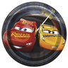 Unique - Assiettes Rondes 7Po (8)- Les Bagnoles (Cars) - Party Shop