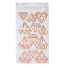 SKD PARTY - Autocollants Brillants - Diamants Rosegold - Party Shop