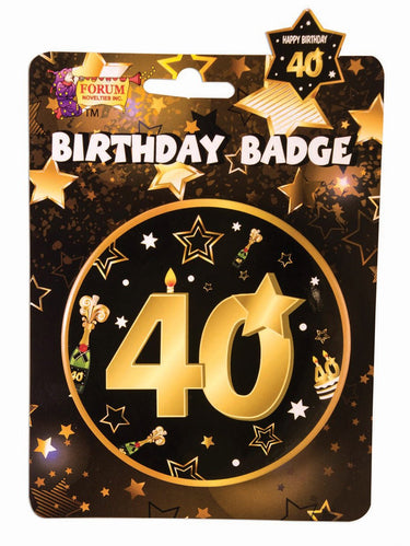 RUBIES - Badge D'Anniversaire - Party Shop