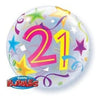 Qualatex - Ballon Bubble - 21 Ans - Party Shop