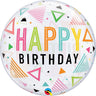 Qualatex - Ballon Bubbles - Happy Birthday Pastel - Party Shop