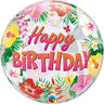 Qualatex - Ballon Bubbles - Happy Birthday Tropical - Party Shop