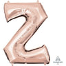 Anagram - Ballon Mini Mylar - Lettre Z - Rosegold - Party Shop