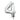 Anagram - Ballon Mylar 16" - 4 Argent - Party Shop