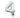 Anagram - Ballon Mylar 16" - 4 Argent - Party Shop