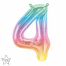 North Star Balloon - Ballon Mylar 16" - 4 Pastel - Party Shop