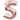Anagram - Ballon Mylar 16" - 5 Rose Gold - Party Shop