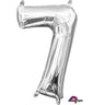 Anagram - Ballon Mylar 16" - 7 Argent - Party Shop