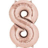 Anagram - Ballon Mylar 16" - 8 Rose Gold - Party Shop