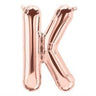 North Star Balloon - Ballon Mylar 16" - K Rose Gold - Party Shop