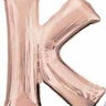 Anagram - Ballon Mylar 16" - K Rose Gold - Party Shop