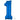 Anagram - Ballon Mylar 16" - Nombre 1 Bleu - Party Shop