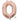 Anagram - Ballon Mylar 16" - O Rose Gold - Party Shop