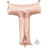 Anagram - Ballon Mylar 16" - T Rose Gold - Party Shop