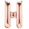 North Star Balloon - Ballon Mylar 16Po H - Rose Gold - Party Shop