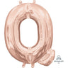 Anagram - Ballon Mylar 16Po - Q Rose Gold - Party Shop